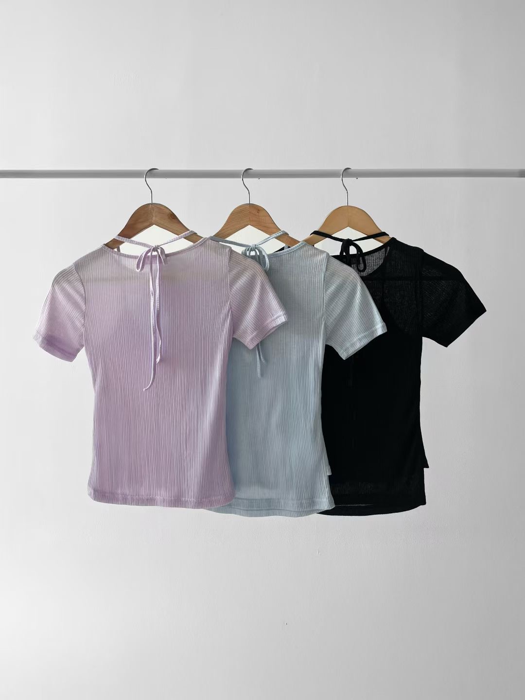 VERRER BUTTER韓國代購女士新品職業人氣時尚26春夏T恤假兩件VERRER BUTTERT恤