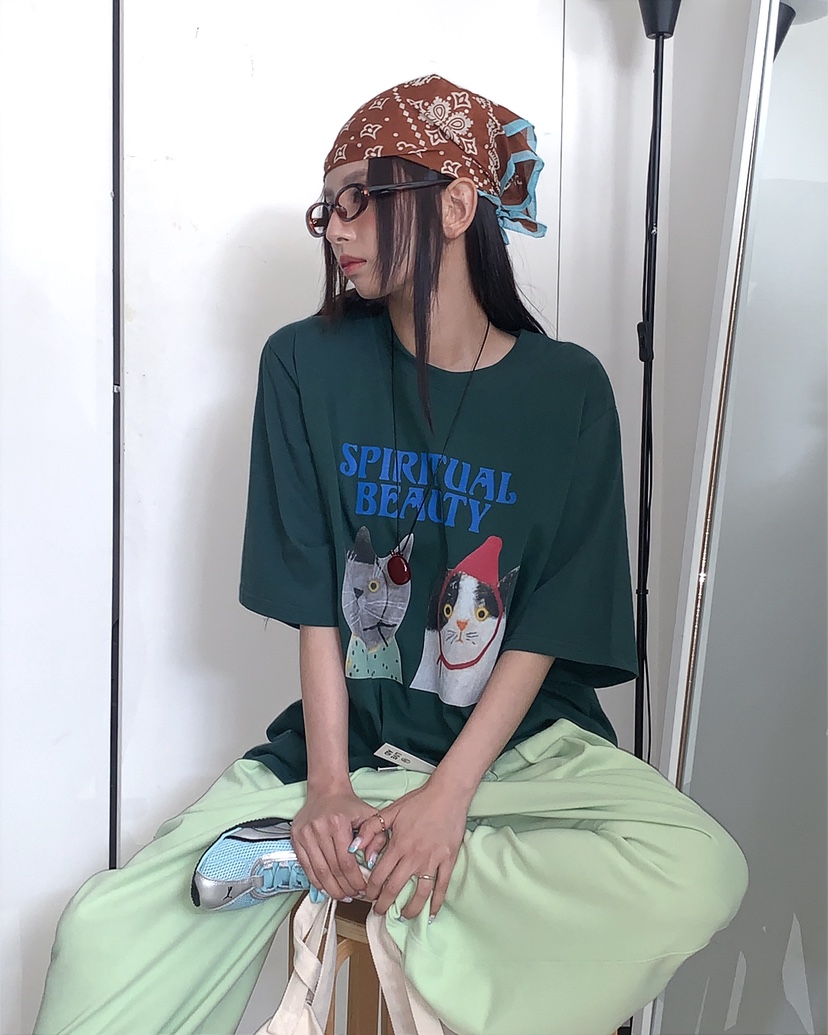 LIVE AID-P東大門實拍女士新款26春夏職業人氣休閑熱賣T恤LIVE AID-PT恤