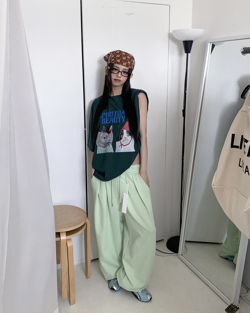 LIVE AID-P東大門實拍女士新款26春夏職業人氣休閑熱賣T恤LIVE AID-PT恤