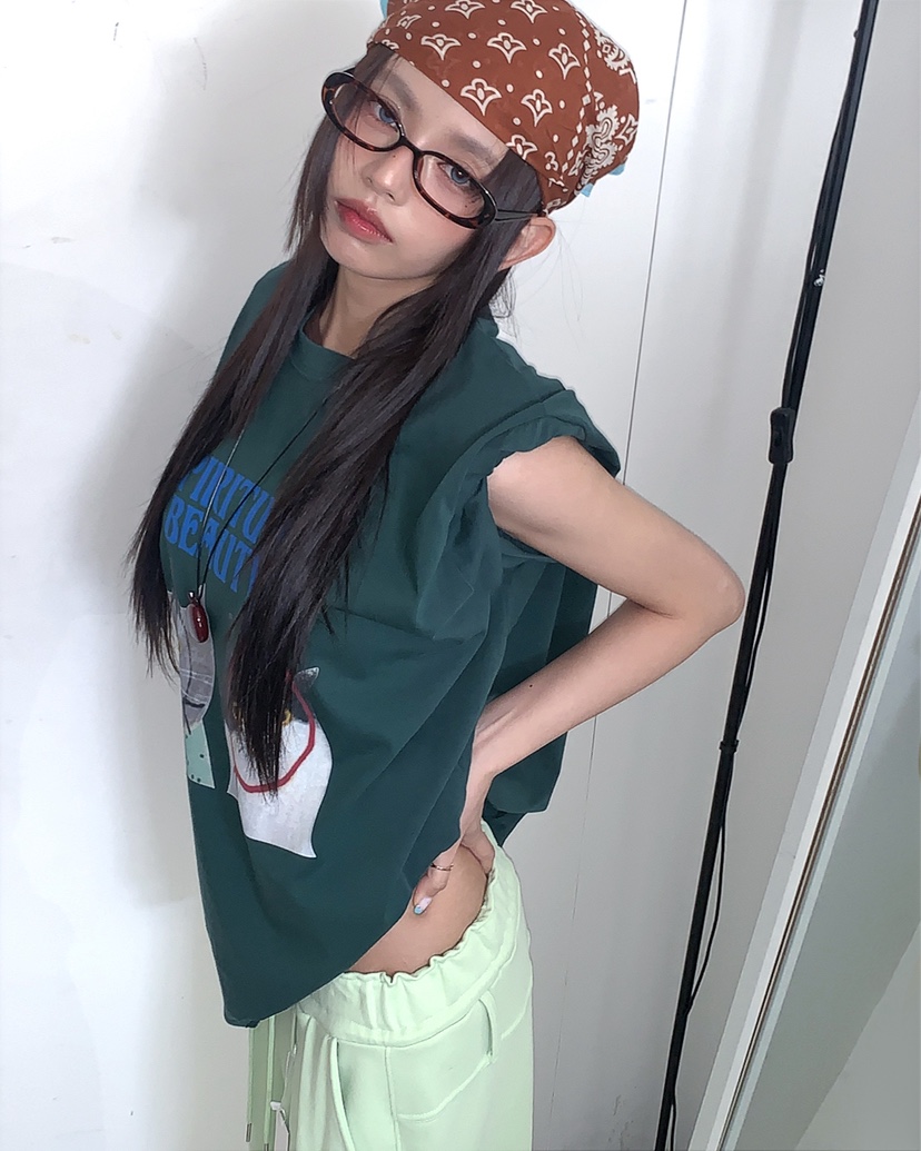 LIVE AID-P東大門實拍女士新款26春夏職業人氣休閑熱賣T恤LIVE AID-PT恤