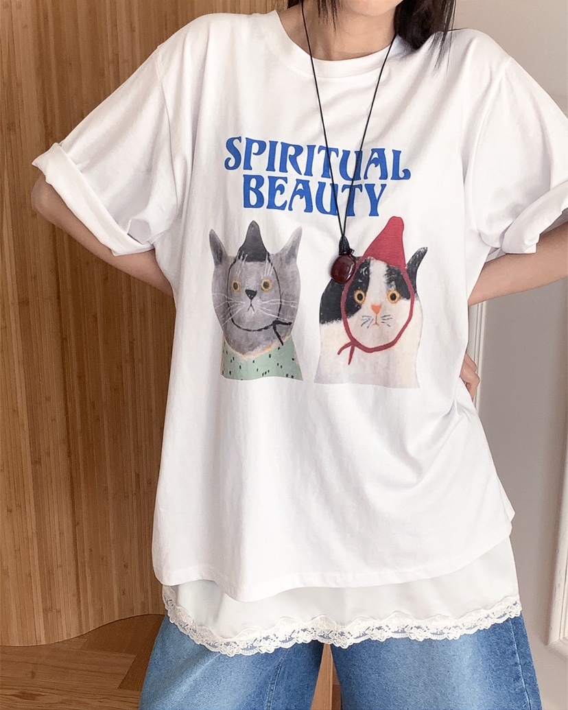 LIVE AID-P東大門實拍女士新款26春夏職業人氣休閑熱賣T恤LIVE AID-PT恤