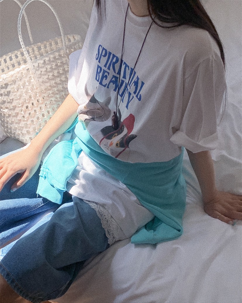 LIVE AID-P東大門實拍女士新款26春夏職業人氣休閑熱賣T恤LIVE AID-PT恤