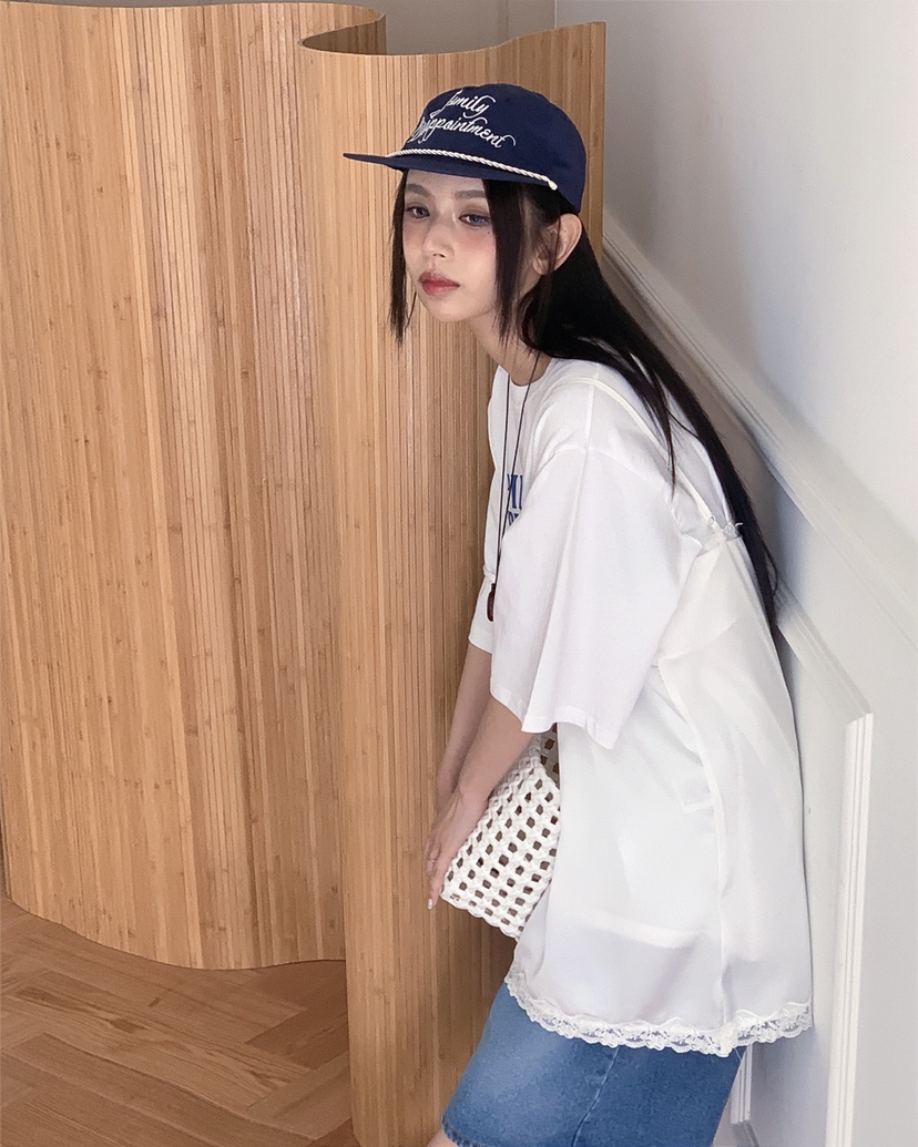 LIVE AID-P東大門實拍女士新款26春夏職業人氣休閑熱賣T恤LIVE AID-PT恤