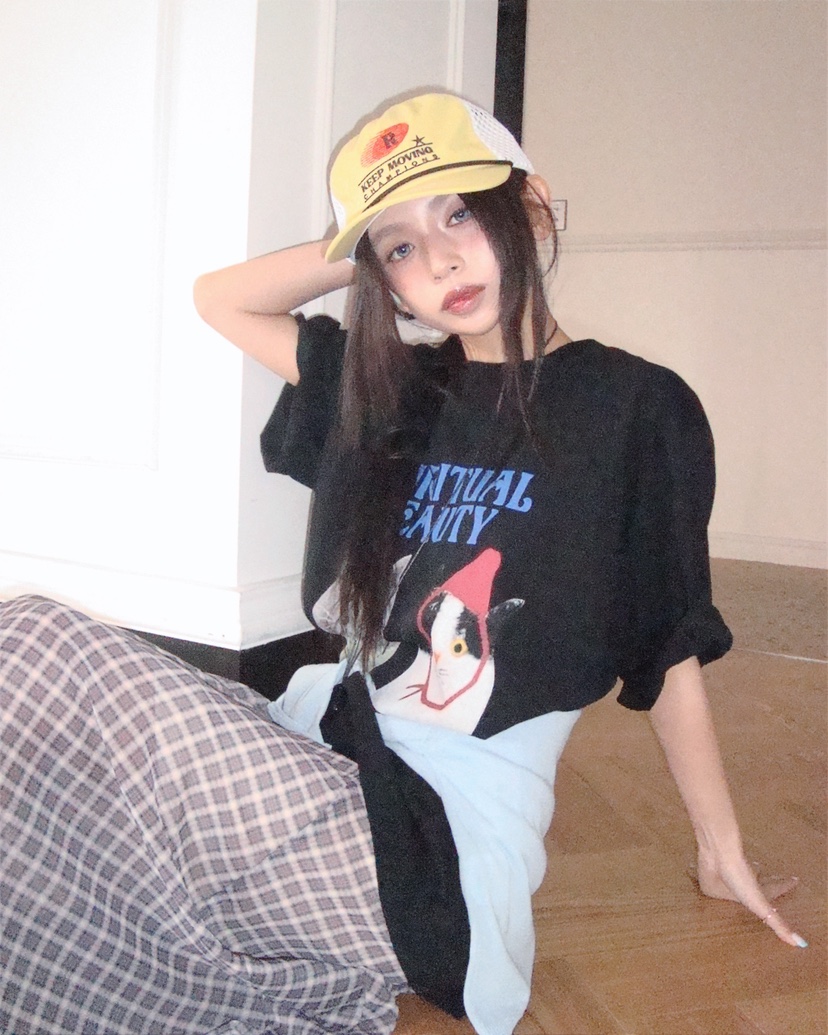 LIVE AID-P東大門實拍女士新款26春夏職業人氣休閑熱賣T恤LIVE AID-PT恤