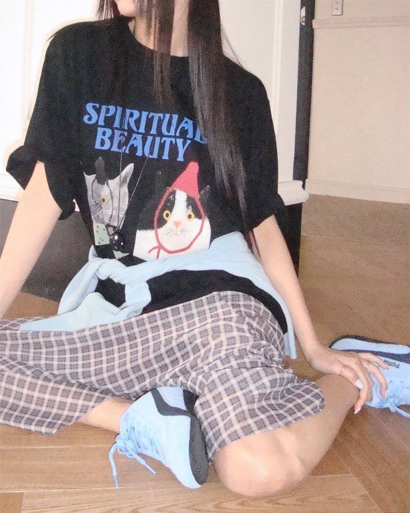 LIVE AID-P東大門實拍女士新款26春夏職業人氣休閑熱賣T恤LIVE AID-PT恤