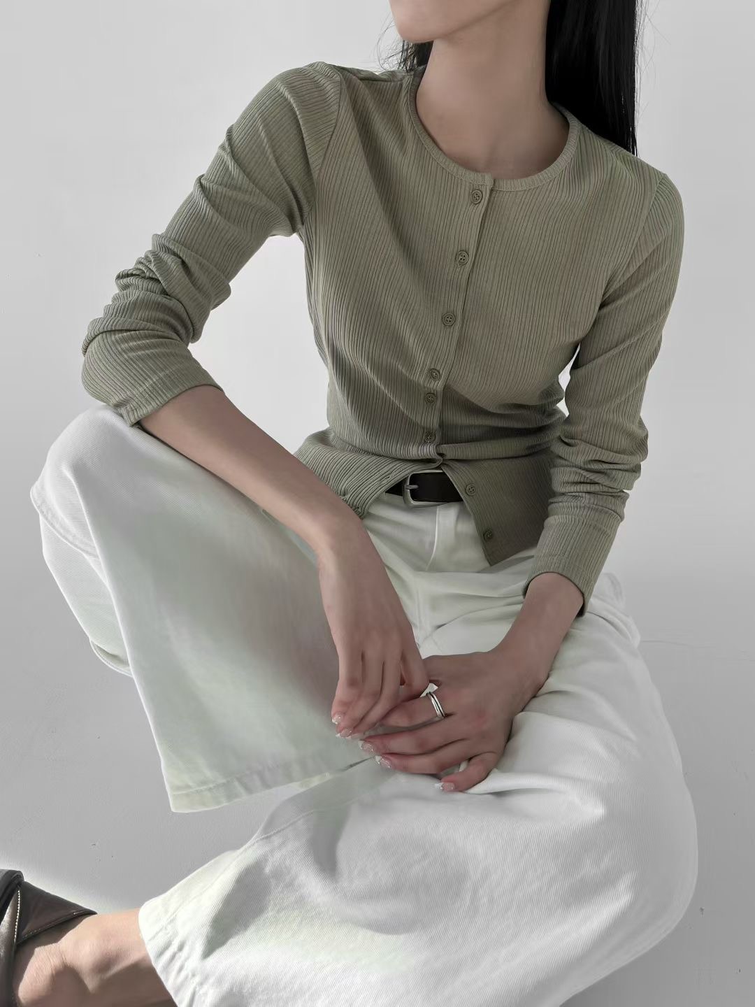 VERRER BUTTER東大門實拍女裝新款職業熱賣時尚人氣針織衫VERRER BUTTER針織衫