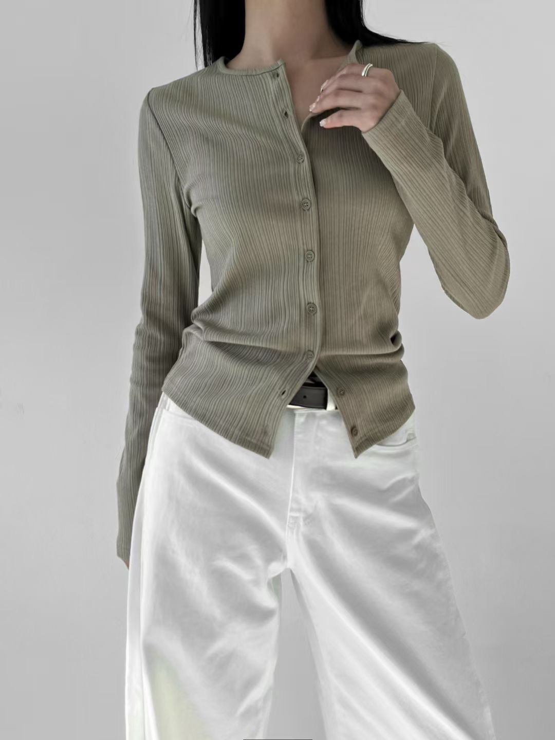 VERRER BUTTER東大門實拍女裝新款職業熱賣時尚人氣針織衫VERRER BUTTER針織衫圖色2