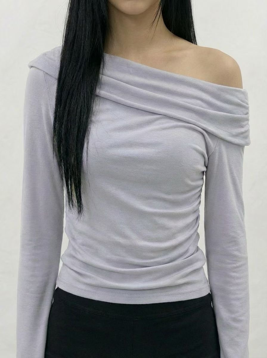 VERRER BUTTER韓國代購女裝新品人氣推薦26春夏休閑長袖T恤VERRER BUTTER長袖T恤圖色1