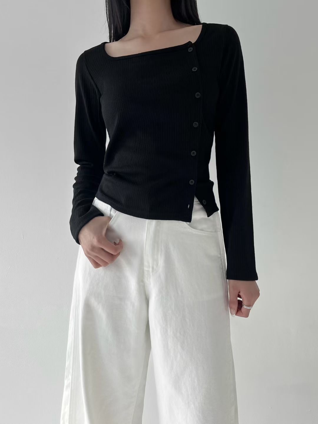 VERRER BUTTER東大門代購女士新品推薦時尚熱賣真品長袖T恤VERRER BUTTER長袖T恤