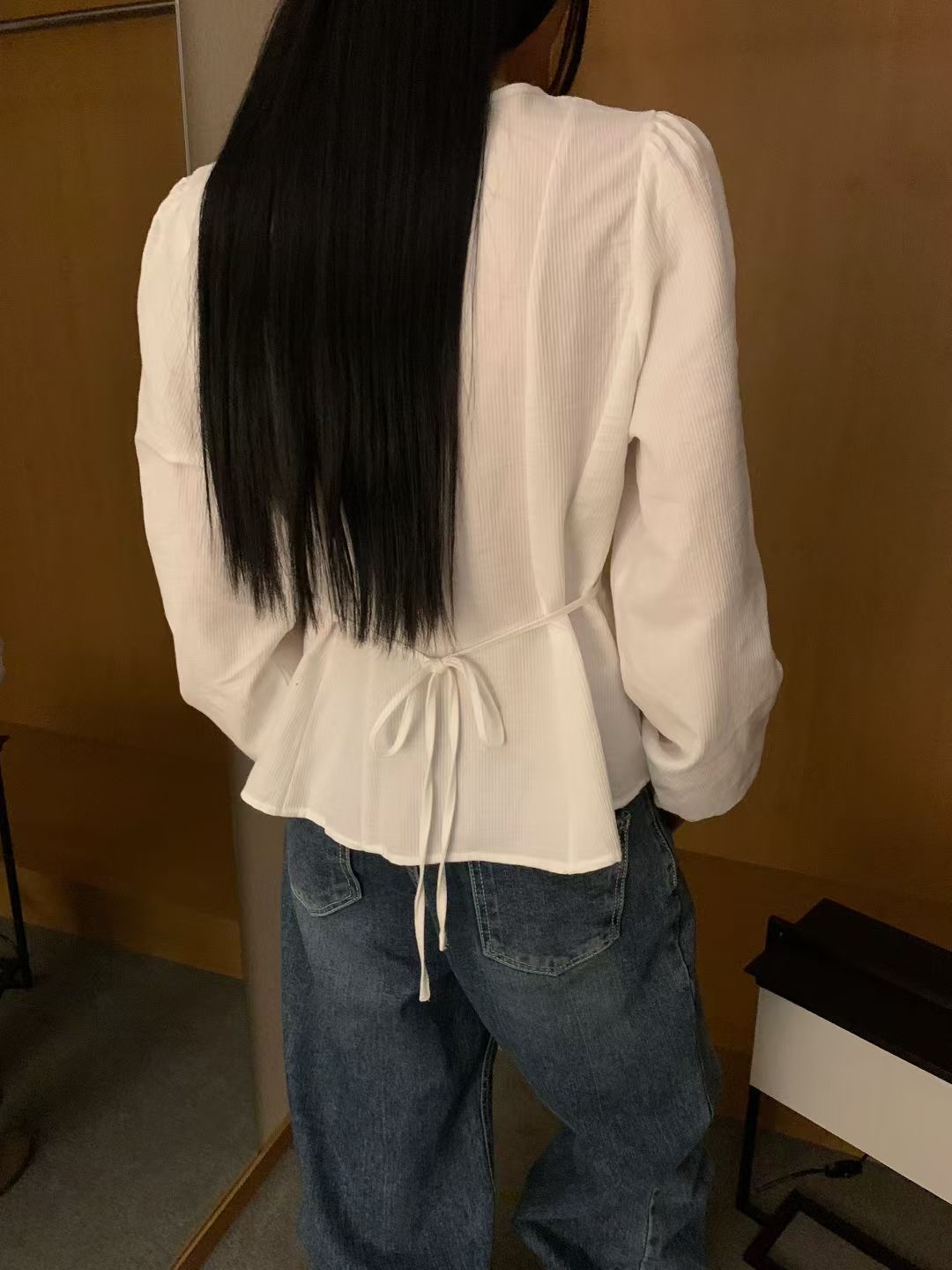 VERRER BUTTER東大門代購女裝新款推薦真品休閑襯衫蕾絲衫VERRER BUTTER襯衫/蕾絲衫