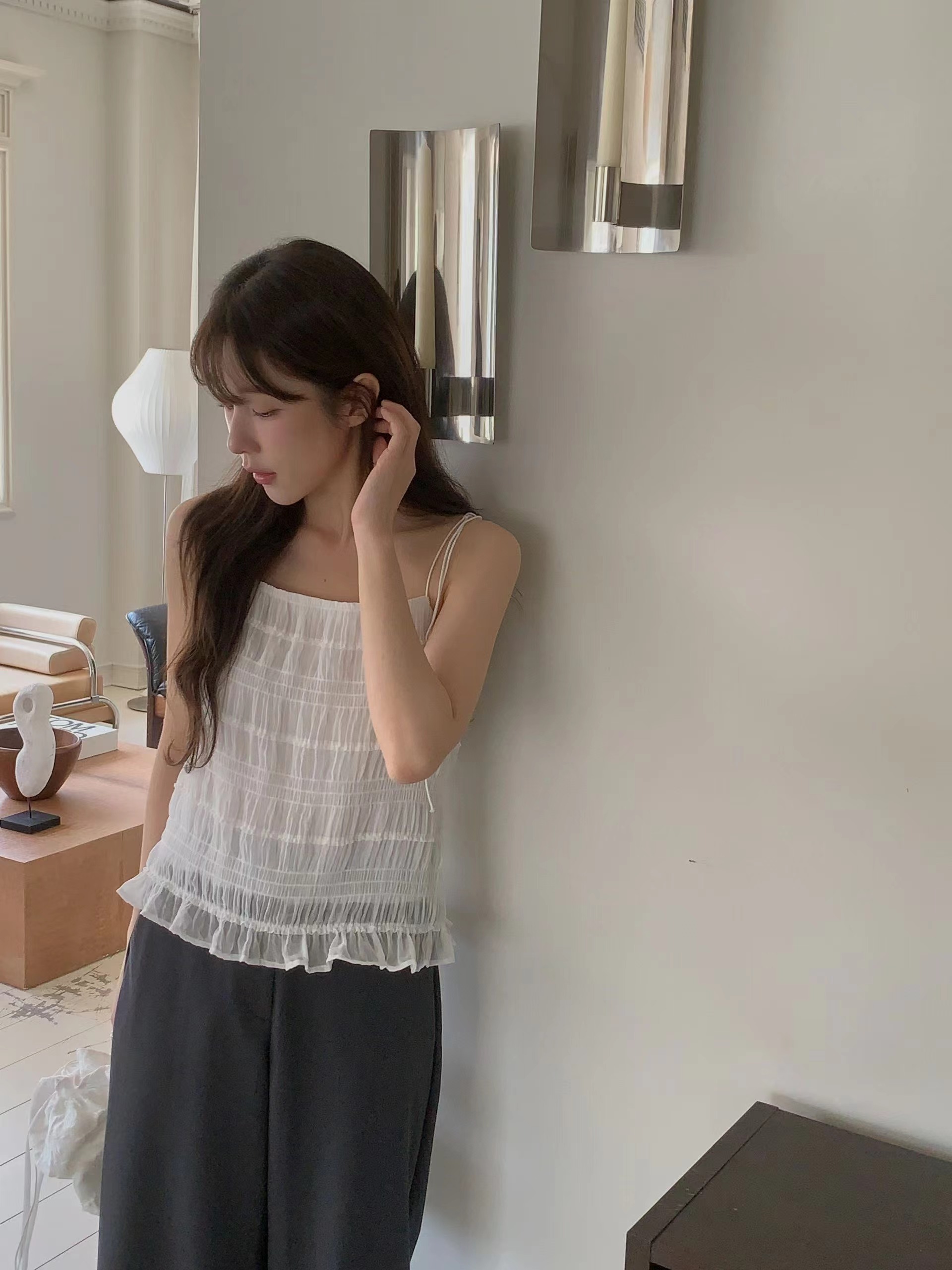 MIELLE-미엘르-OT韓國東大門直郵女裝新款推薦吊帶背心MIELLE-2件起吊帶/背心圖色1