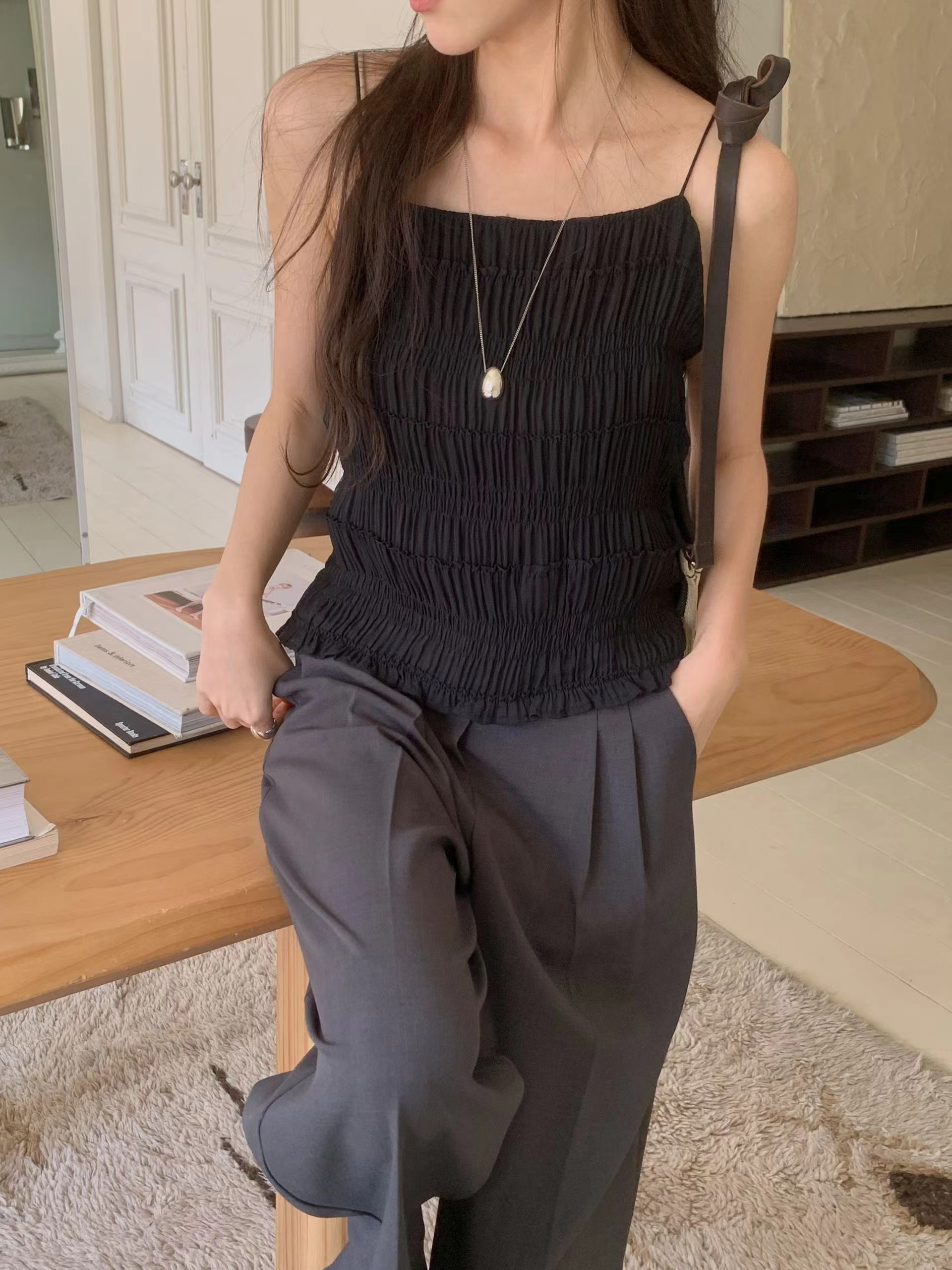 MIELLE-미엘르-OT韓國東大門直郵女裝新款推薦吊帶背心MIELLE-2件起吊帶/背心圖色3