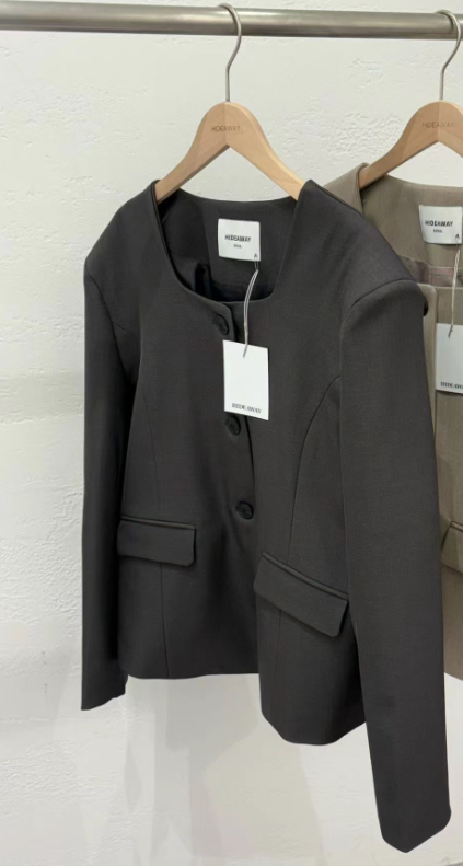 HIDEWAY韓國代購女裝新品時尚職業26春夏人氣熱賣休閑夾克HIDEWAY夾克圖色2