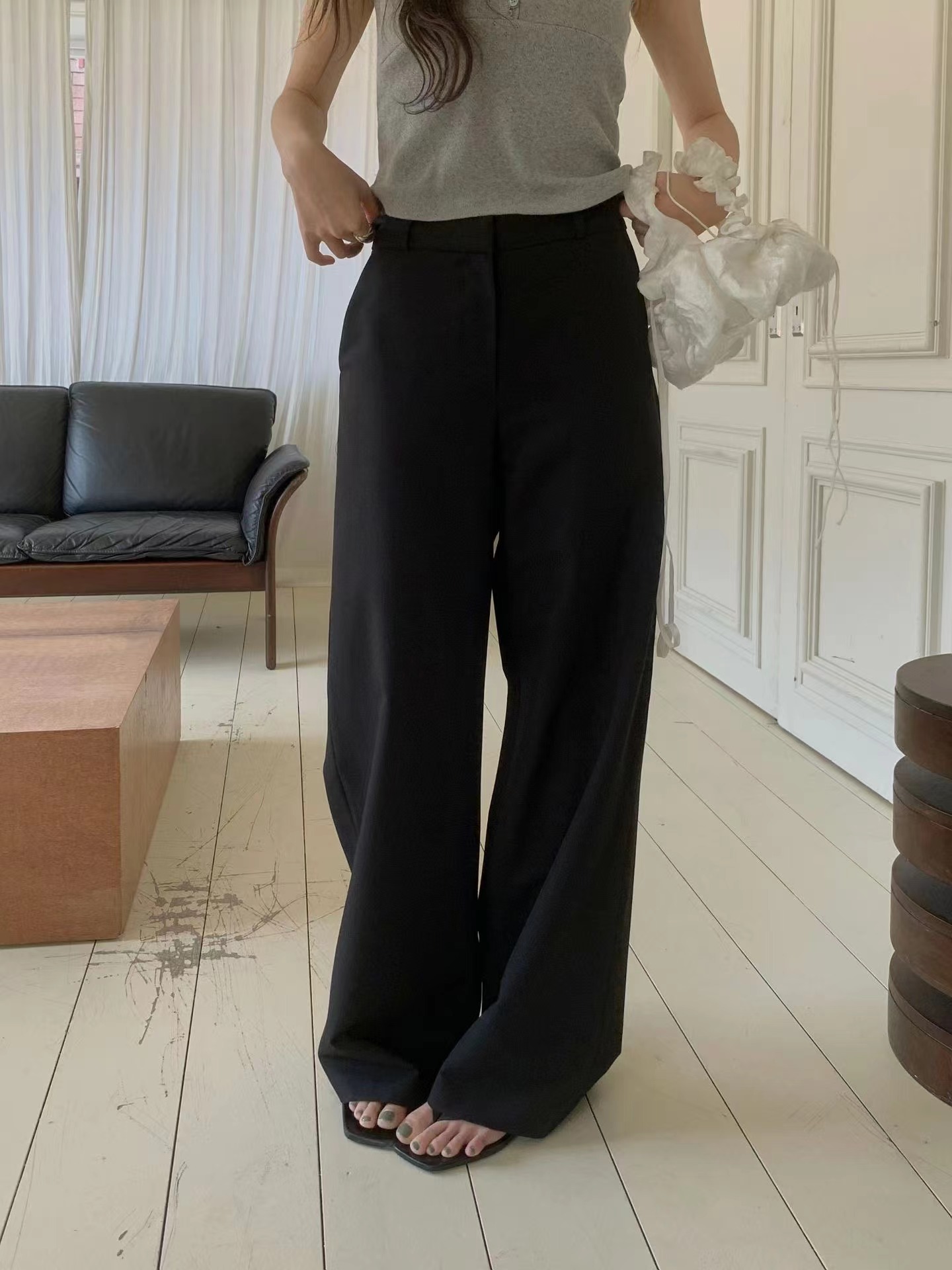 MIELLE-미엘르-OT韓國東大門代購女裝新品時尚裙褲可拆卸MIELLE-2件起裙褲