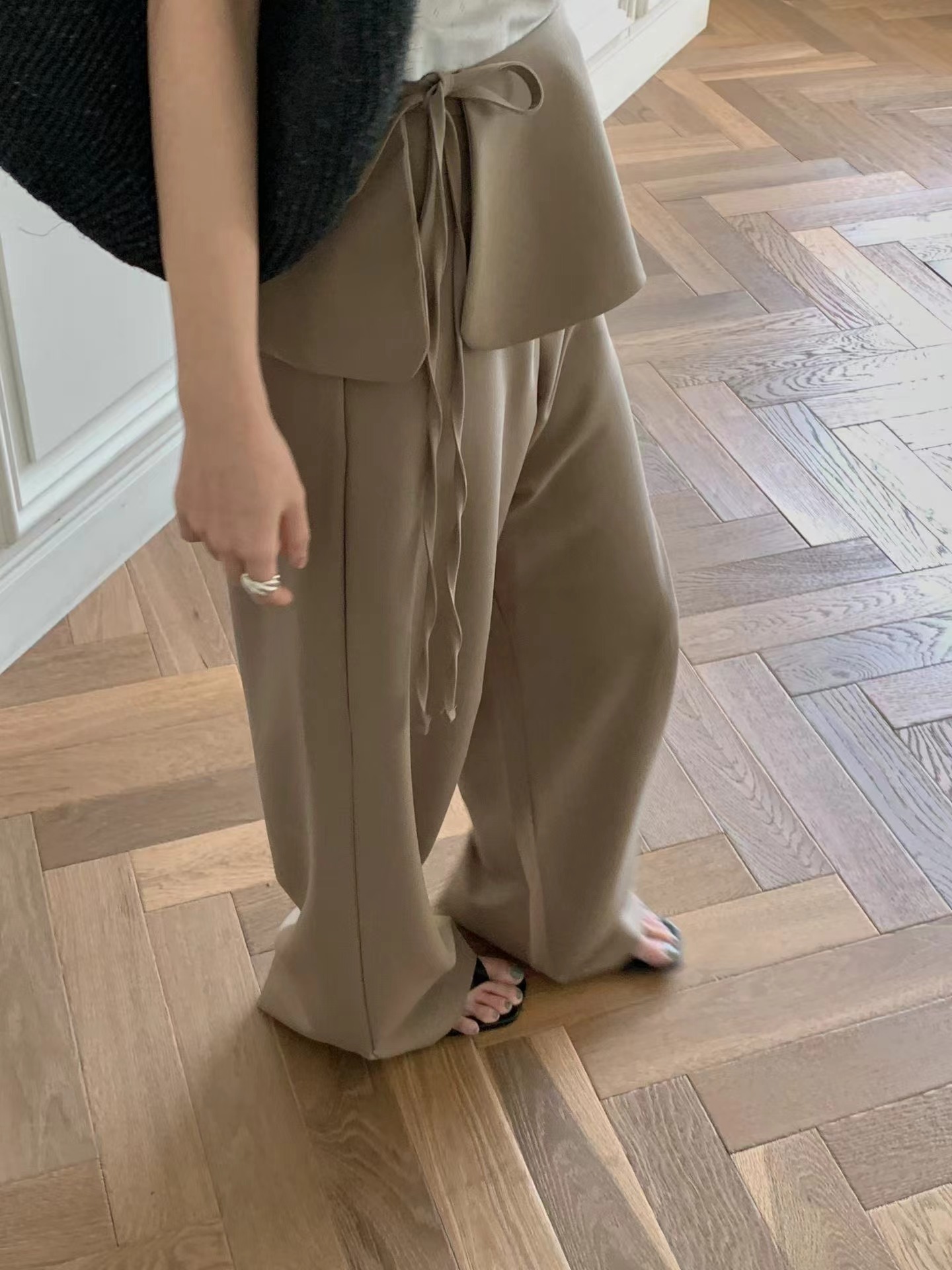 MIELLE-미엘르-OT韓國東大門代購女裝新品時尚裙褲可拆卸MIELLE-2件起裙褲