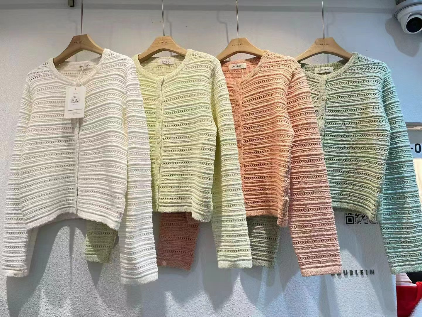 DOUBLEIN韓國東大門代購女士新品休閑職業熱賣針織衫羊毛衫DOUBLEIN針織衫圖色4左四色