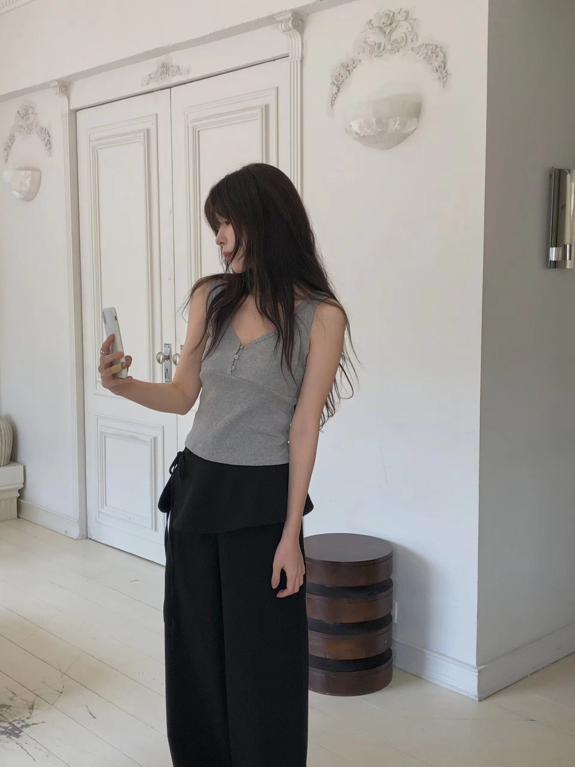 MIELLE-미엘르-OT韓國代購女士新品時尚推薦休閑吊帶背心MIELLE-2件起吊帶/背心