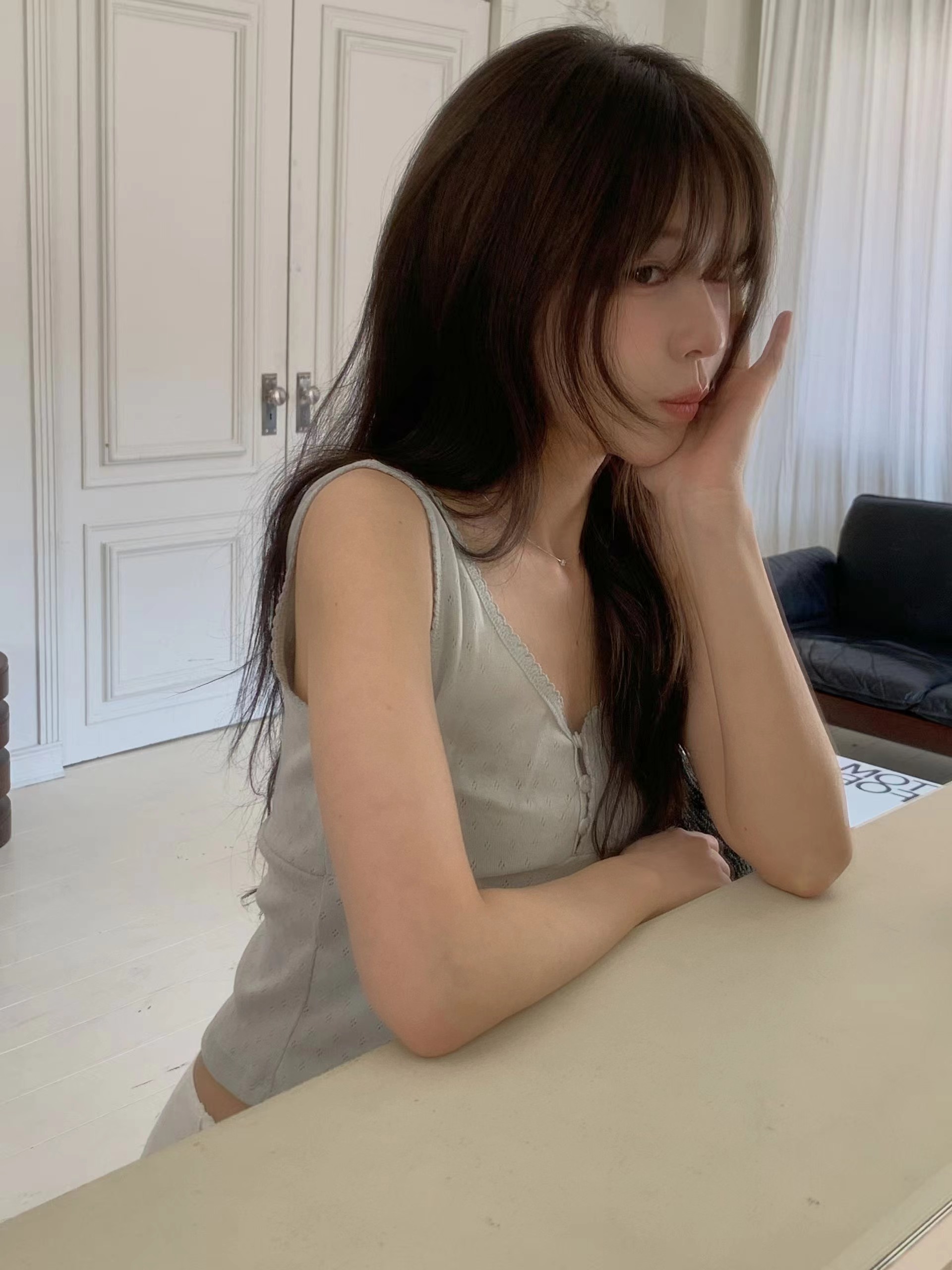 MIELLE-미엘르-OT韓國代購女士新品時尚推薦休閑吊帶背心MIELLE-2件起吊帶/背心