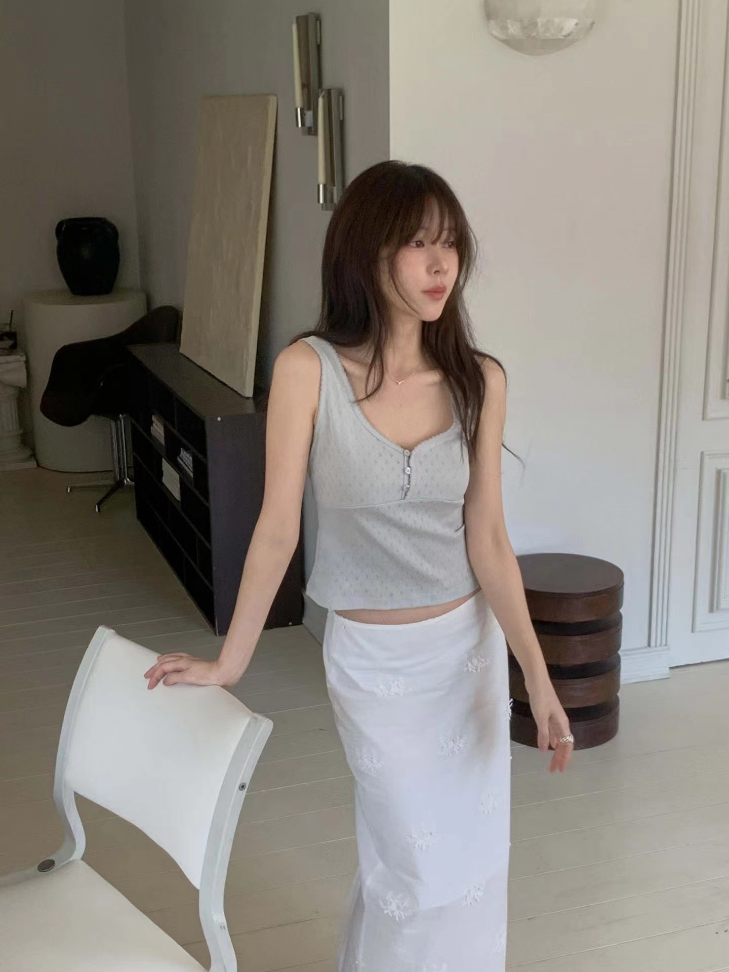 MIELLE-미엘르-OT韓國代購女士新品時尚推薦休閑吊帶背心MIELLE-2件起吊帶/背心