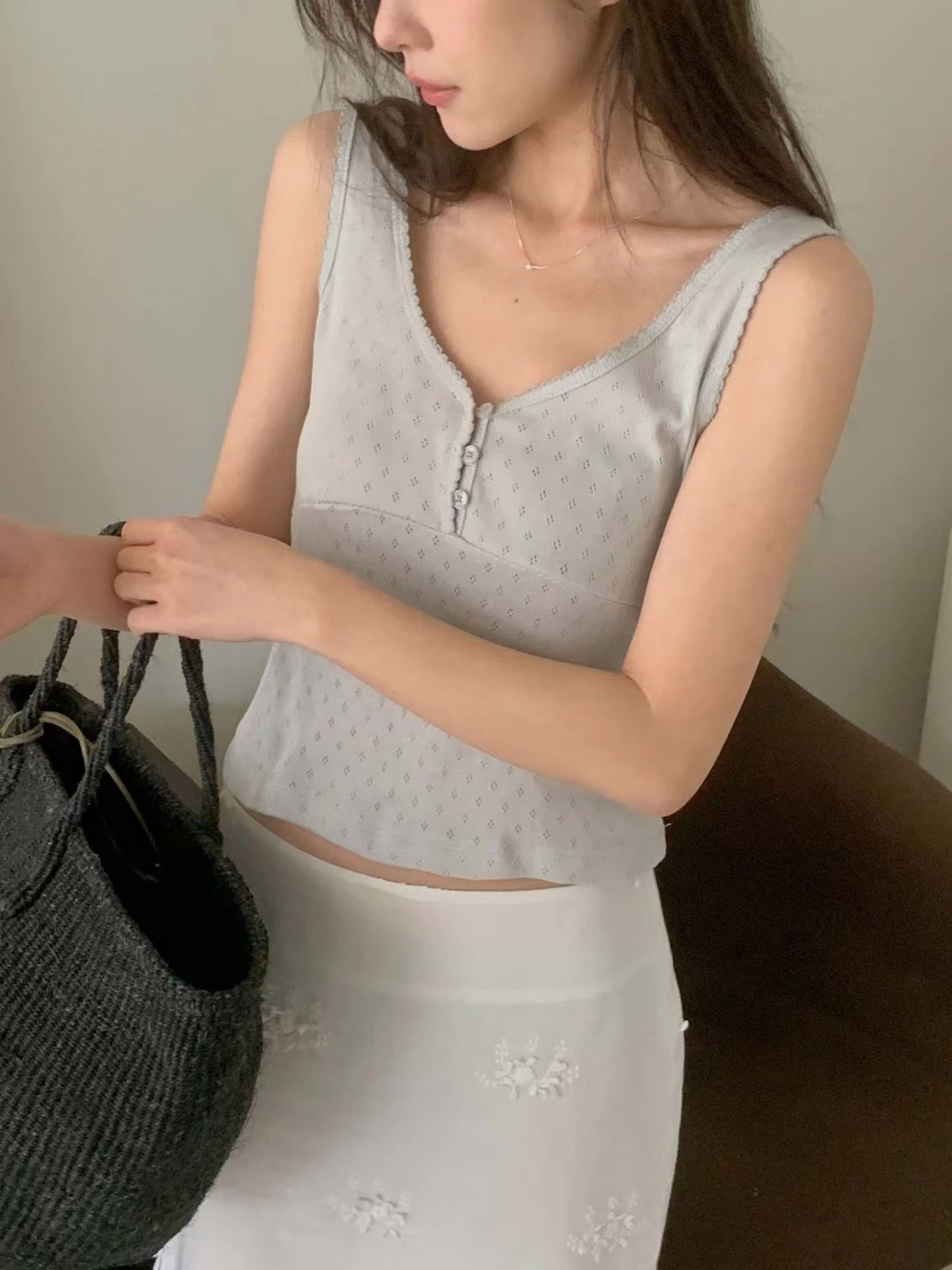 MIELLE-미엘르-OT韓國代購女士新品時尚推薦休閑吊帶背心MIELLE-2件起吊帶/背心圖色4