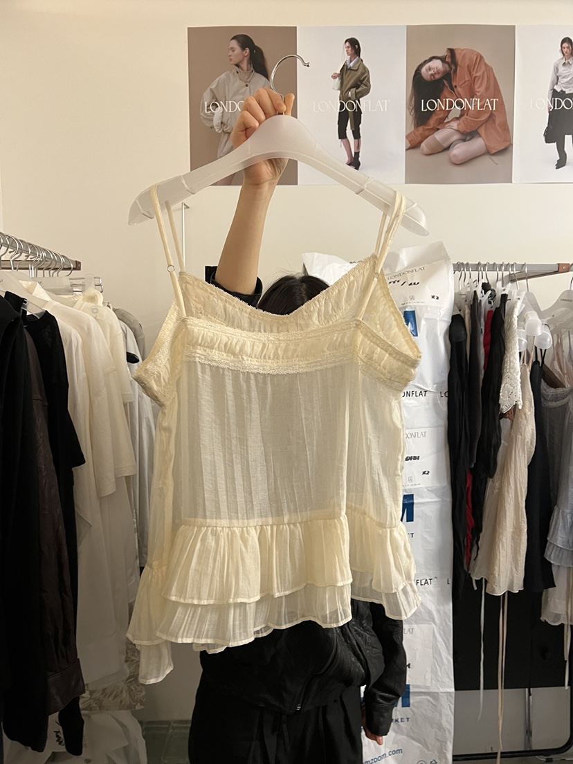 LONDON FLAT韓國直郵女士新品休閑熱賣推薦26春夏吊帶背心LONDON FLAT吊帶/背心