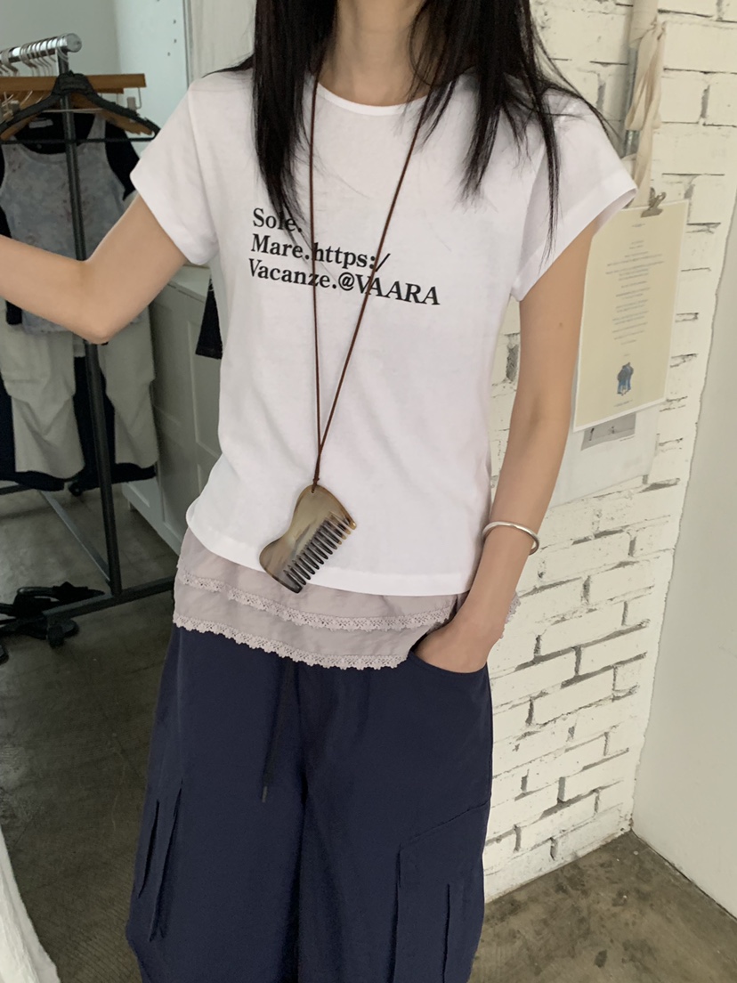 VAARA韓國代購女裝新款熱賣職業時尚休閑人氣26春夏推薦T恤VAARAT恤