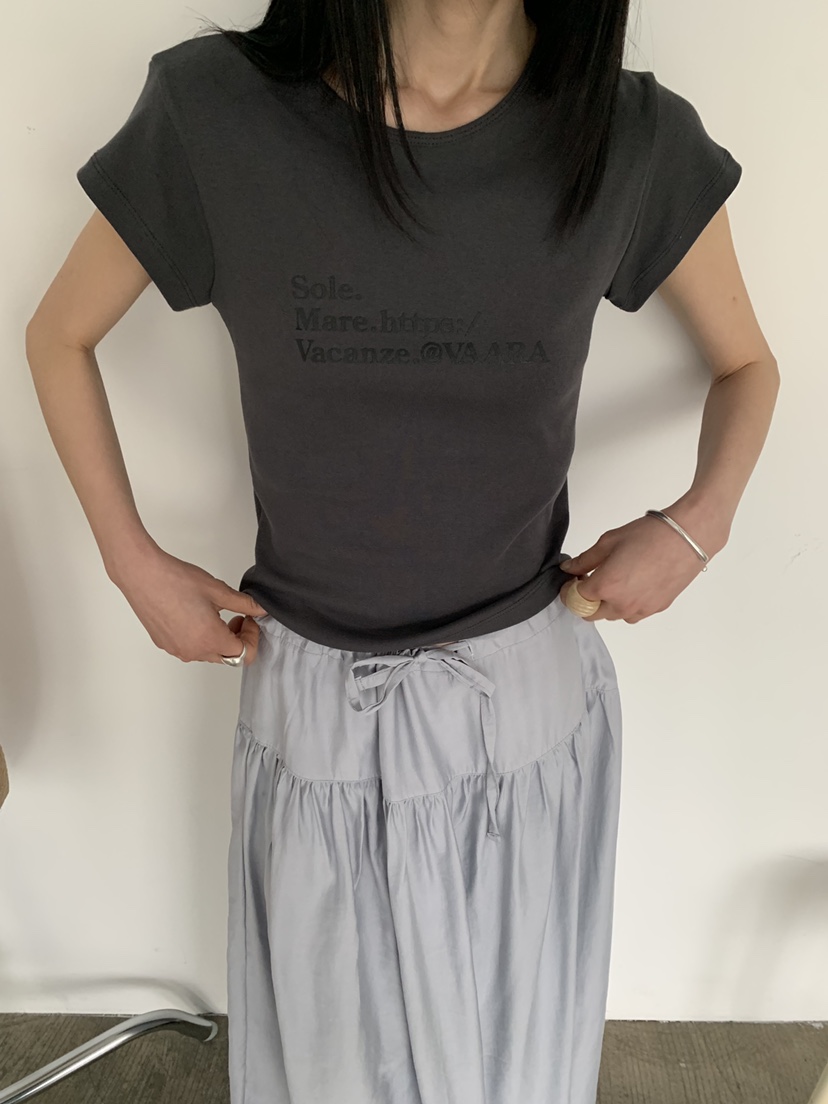 VAARA韓國代購女裝新款熱賣職業時尚休閑人氣26春夏推薦T恤VAARAT恤