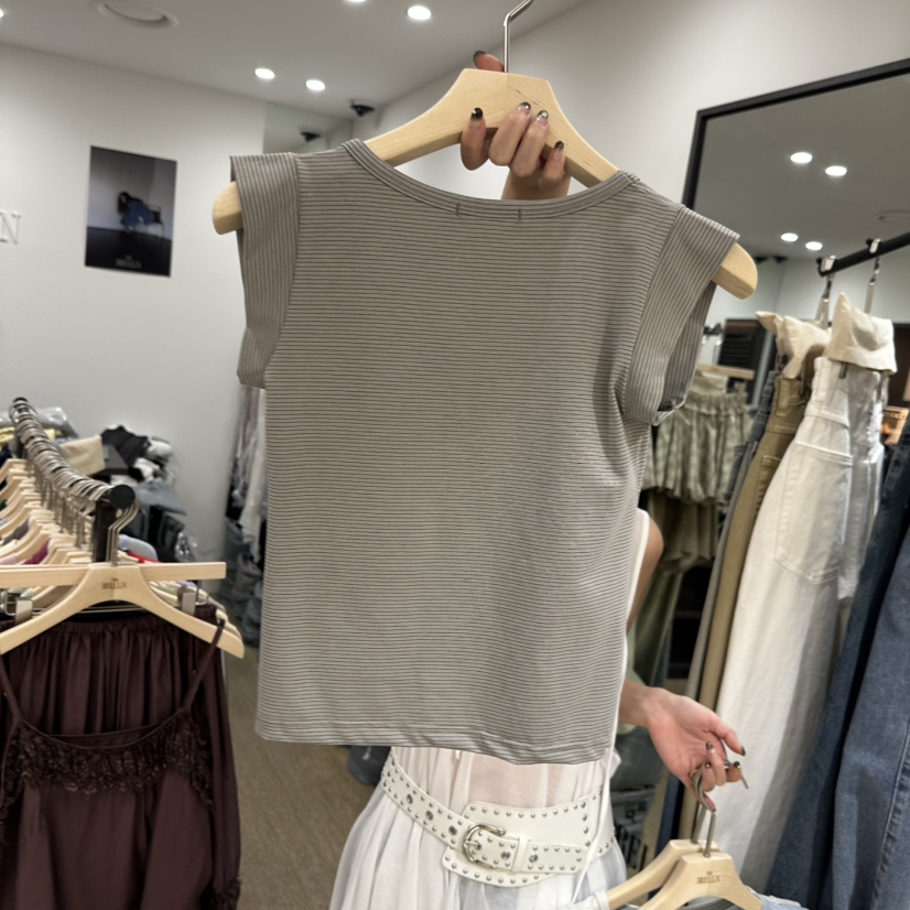 BRELLIN韓國東大門代購女裝新款26春夏人氣休閑推薦職業T恤BRELLINT恤