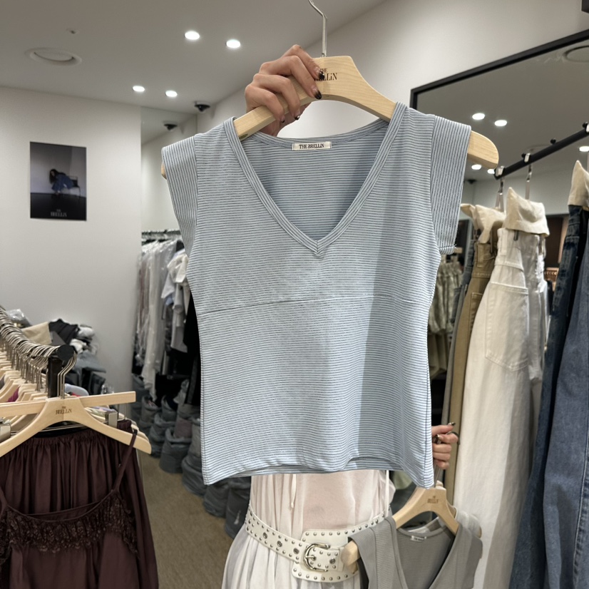 BRELLIN韓國東大門代購女裝新款26春夏人氣休閑推薦職業T恤BRELLINT恤圖色2
