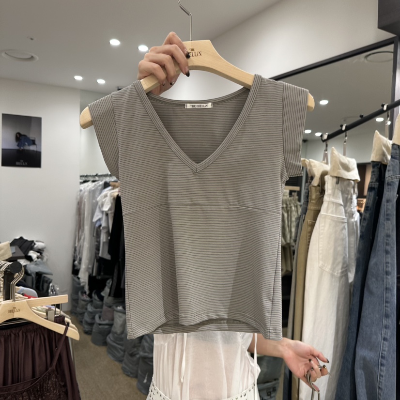 BRELLIN韓國東大門代購女裝新款26春夏人氣休閑推薦職業T恤BRELLINT恤圖色3