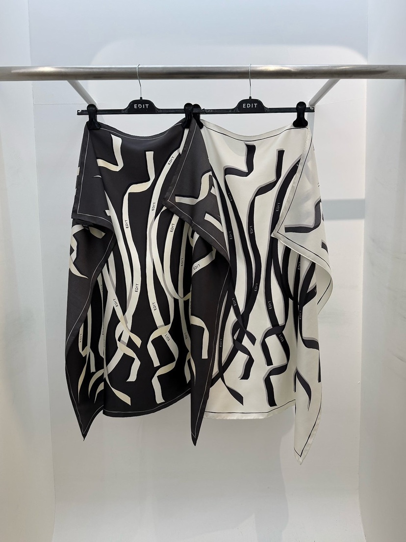 EDIT韓國代購女士新款休閑熱賣人氣時尚職業圍巾披肩絲綢EDIT圍巾/披肩