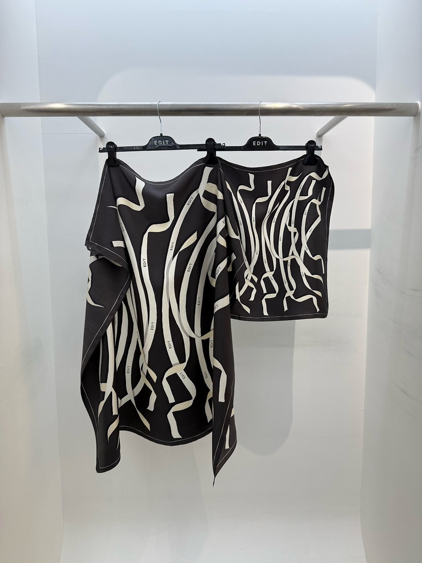 EDIT韓國代購女士新款休閑熱賣人氣時尚職業圍巾披肩絲綢EDIT圍巾/披肩