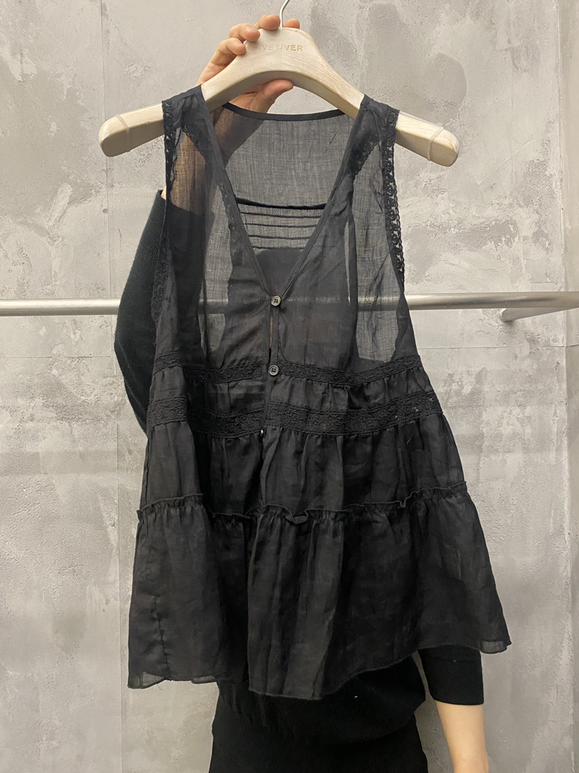 THE VETIVER-A韓國直郵實拍女士新品職業熱賣襯衫蕾絲衫VETIVER襯衫/蕾絲衫圖色2