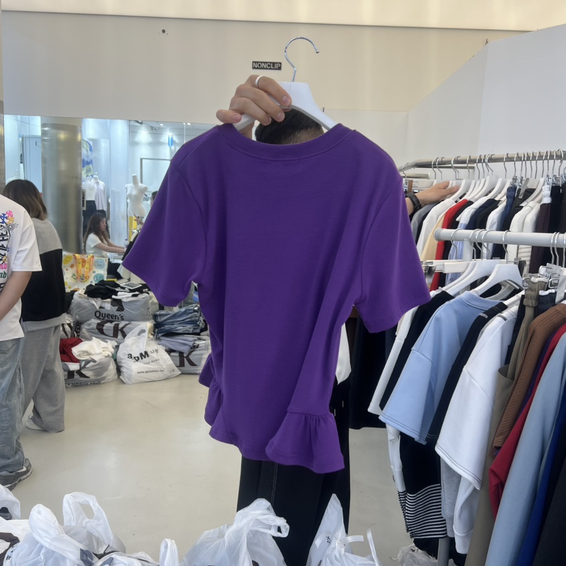 NON CLIP韓國東大門直郵女士新款職業推薦26春夏時尚T恤NON CLIPT恤