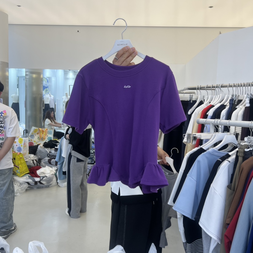 NON CLIP韓國東大門直郵女士新款職業推薦26春夏時尚T恤NON CLIPT恤圖色4