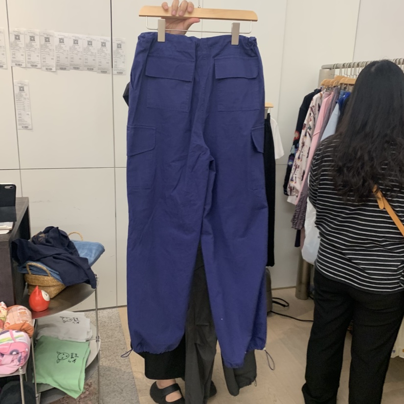 DOHWAJI韓國東大門直郵女士新款熱賣人氣休閑推薦休閑褲口袋DOHWAJI休閑褲