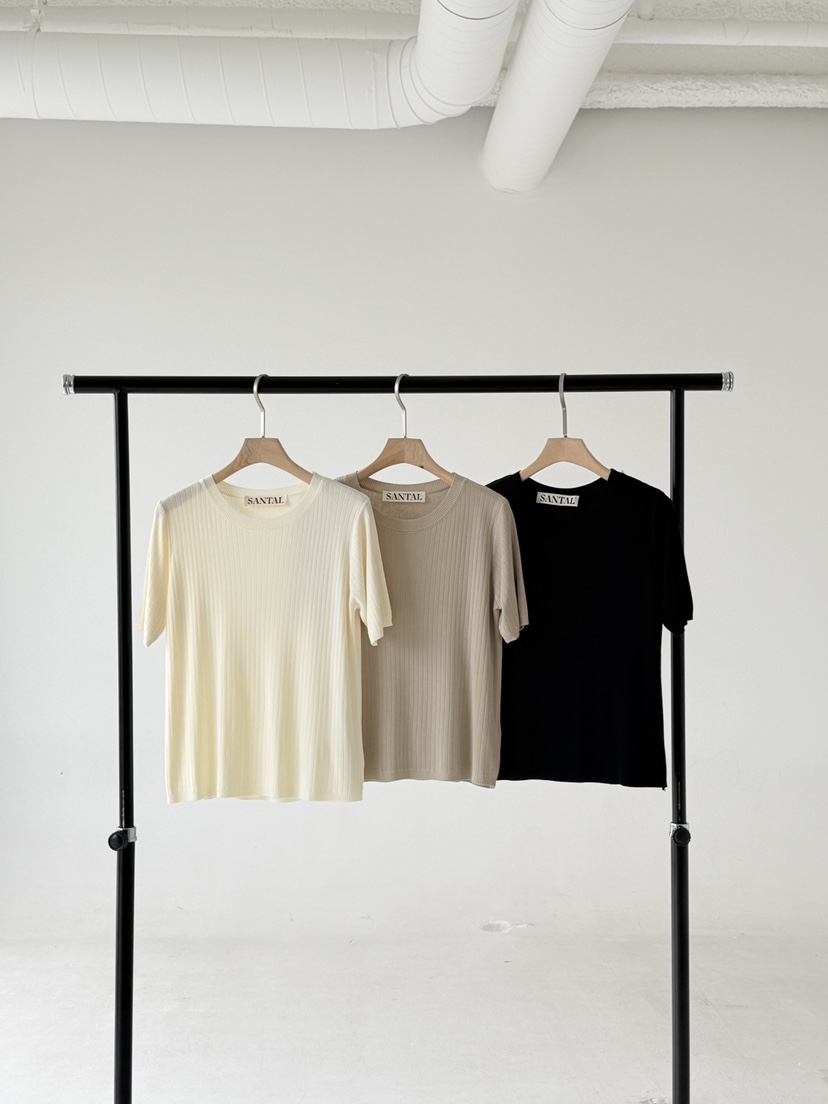 SANTAL韓國直郵實拍女士新款人氣職業休閑推薦熱賣時尚T恤SANTALT恤
