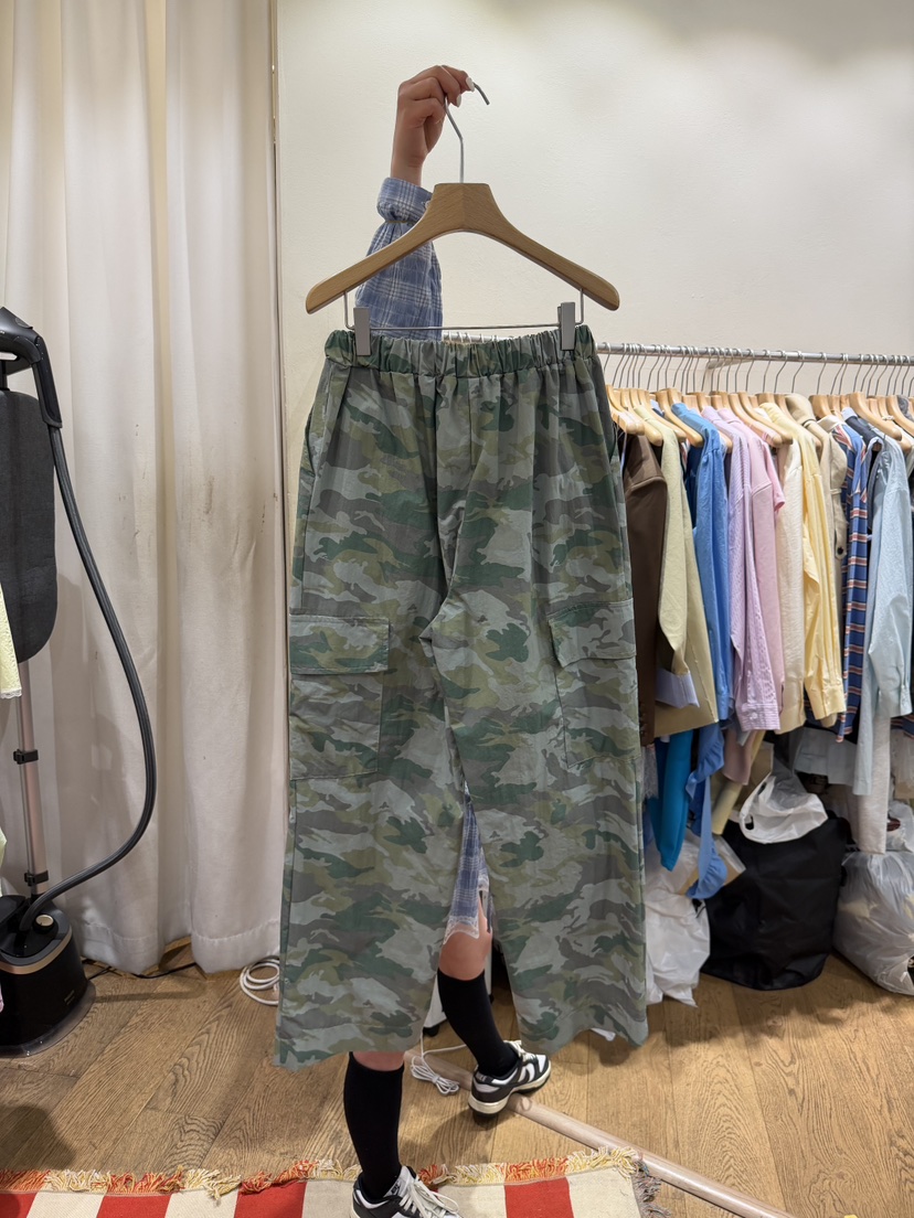 AUVERFIT韓國代購女士新品人氣推薦職業休閑時尚休閑褲迷彩AUVERFIT休閑褲