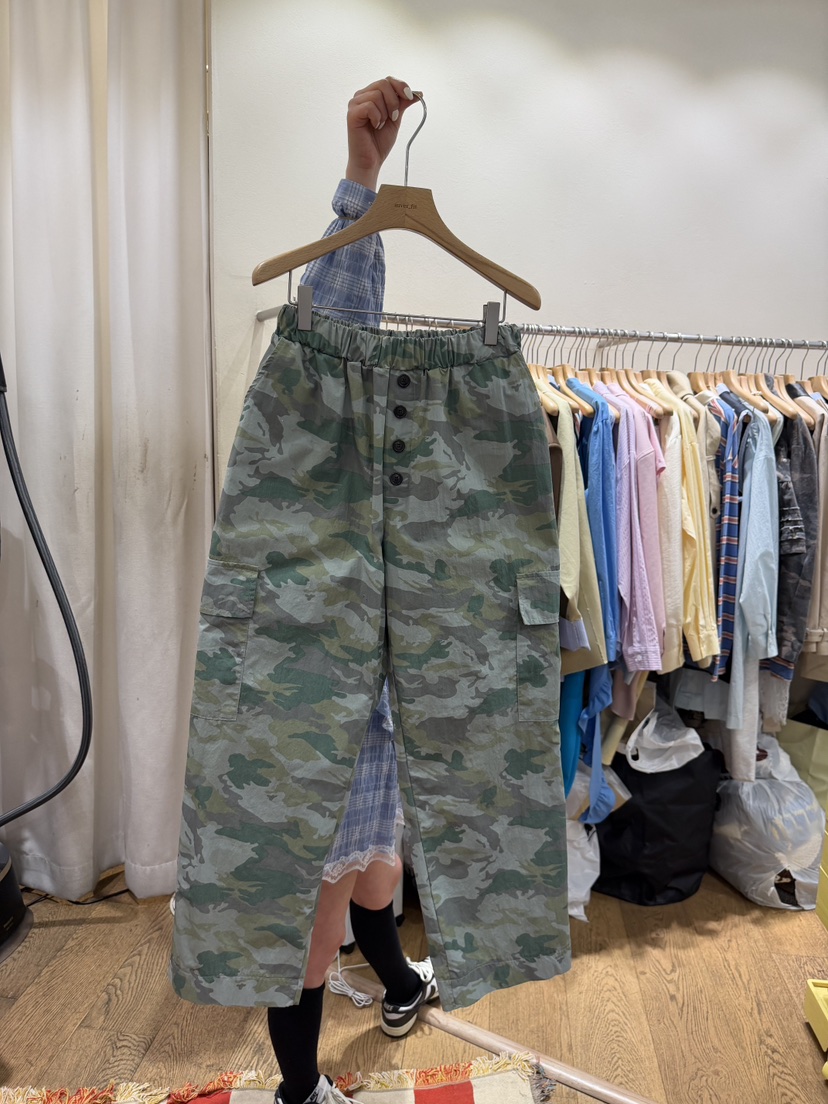 AUVERFIT韓國代購女士新品人氣推薦職業休閑時尚休閑褲迷彩AUVERFIT休閑褲圖色1