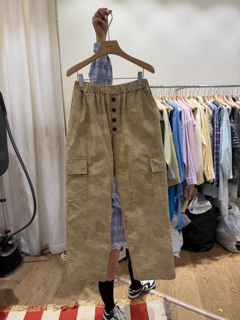 AUVERFIT韓國代購女士新品人氣推薦職業休閑時尚休閑褲迷彩AUVERFIT休閑褲圖色3