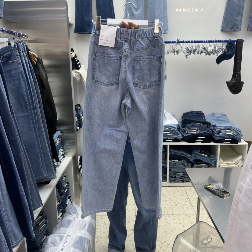 VANILLA J韓國代購女士新款推薦人氣時尚熱賣26春夏牛仔褲VANILLA J牛仔褲