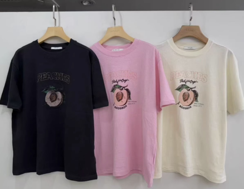 DOHWAJI韓國代購女裝新款人氣職業休閑26春夏推薦熱賣T恤DOHWAJIT恤圖色3左三色