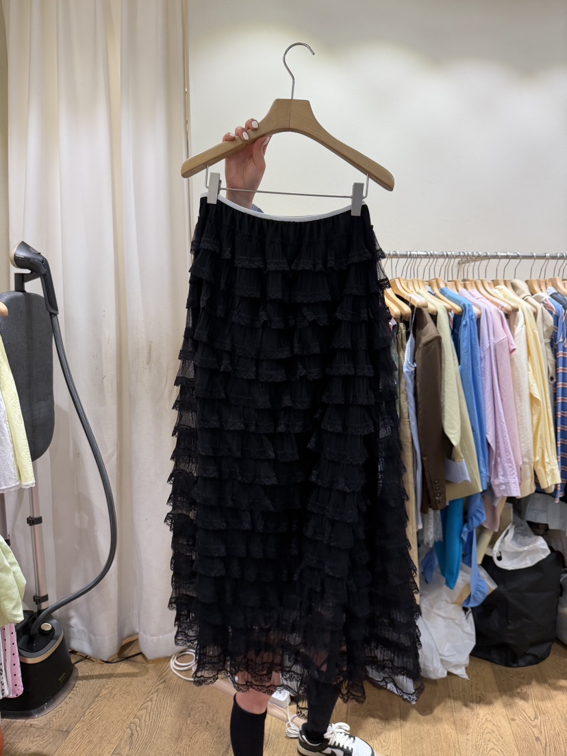 AUVERFIT韓國直郵實拍女士新品熱賣職業休閑時尚26春夏長裙AUVERFIT長裙圖色2