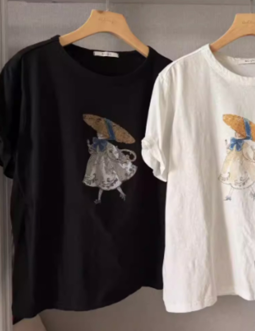 DOHWAJI韓國代購女士新款推薦熱賣人氣時尚休閑26春夏T恤DOHWAJIT恤圖色2