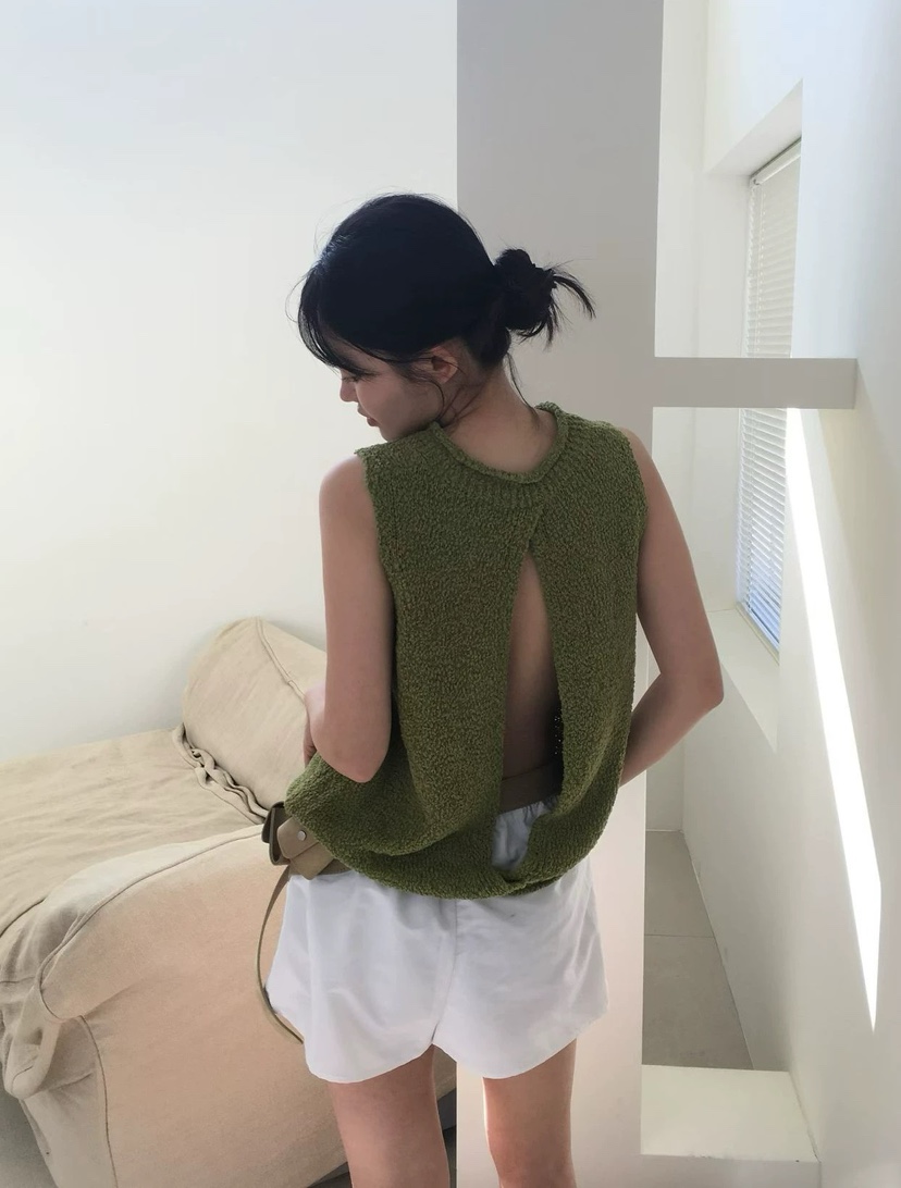 RUMIRU/AWEAR韓國東大門直郵女裝新品人氣時尚26春夏馬甲awear/RUMIRU馬甲