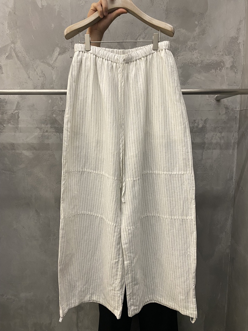 THE VETIVER-A韓國東大門代購女裝新品職業人氣休閑褲亞麻VETIVER休閑褲圖色1