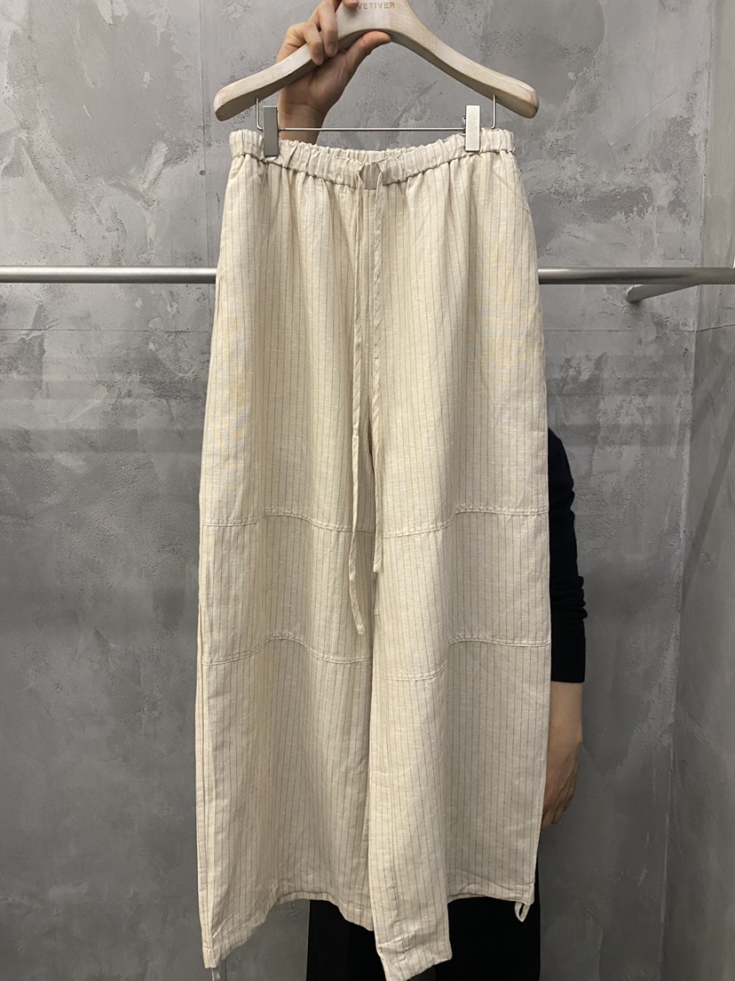 THE VETIVER-A韓國東大門代購女裝新品職業人氣休閑褲亞麻VETIVER休閑褲圖色2