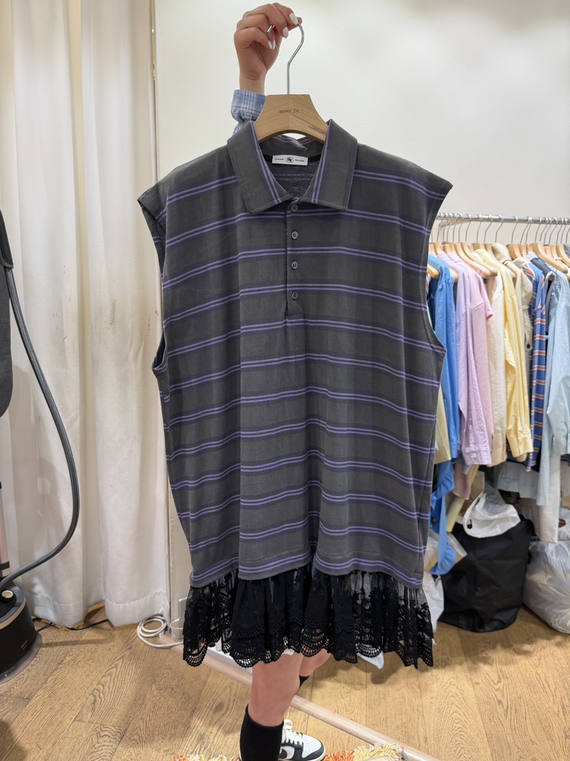 AUVERFIT韓國代購女士新品休閑時尚職業推薦人氣吊帶背心AUVERFIT吊帶/背心圖色1