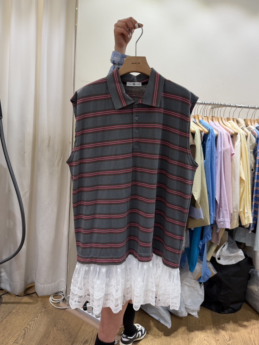 AUVERFIT韓國代購女士新品休閑時尚職業推薦人氣吊帶背心AUVERFIT吊帶/背心圖色3