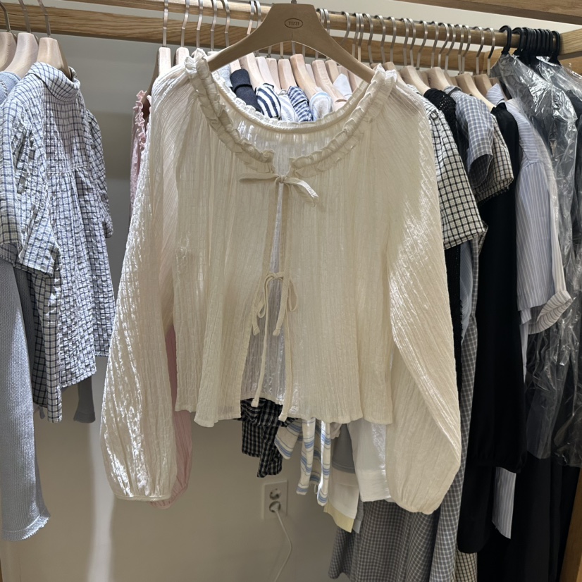 TIZZI韓國直郵實拍女裝新款熱賣休閑時尚職業推薦26春夏針織衫TIZZI針織衫圖色2米色